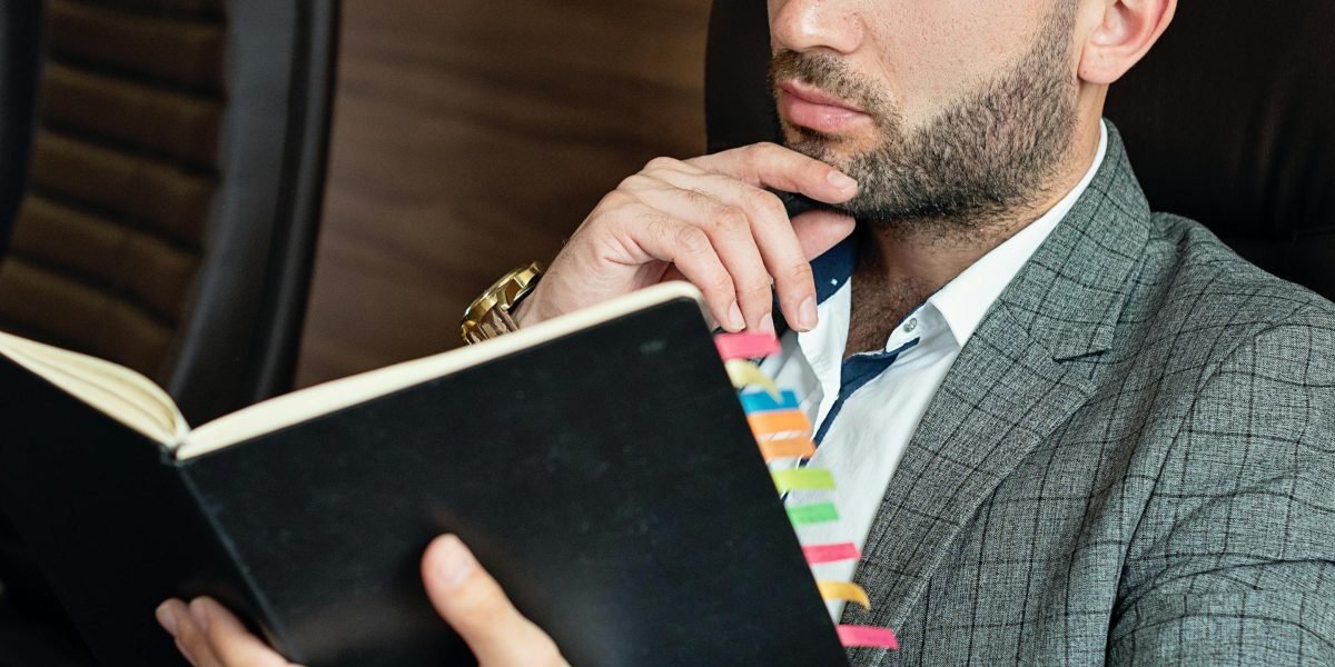 An executive deeply engaged in strategic planning, reflecting the complex decisions around enterprise AI.