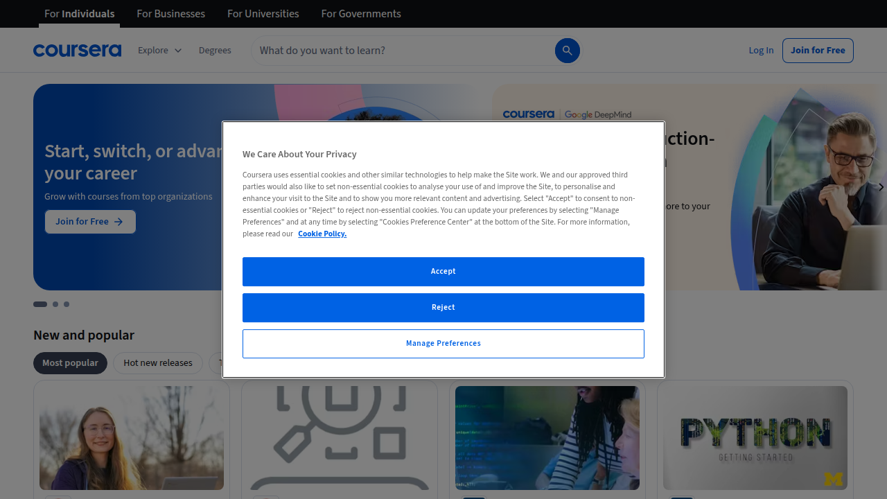 Coursera's platform showcasing top cloud certifications like AWS Solutions Architect Associate, vital for career advancement in 2026.