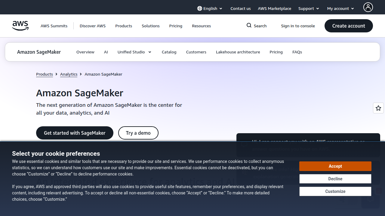 Explore the comprehensive features of AWS SageMaker, a managed machine learning platform designed for building, training, and deploying models at scale.
