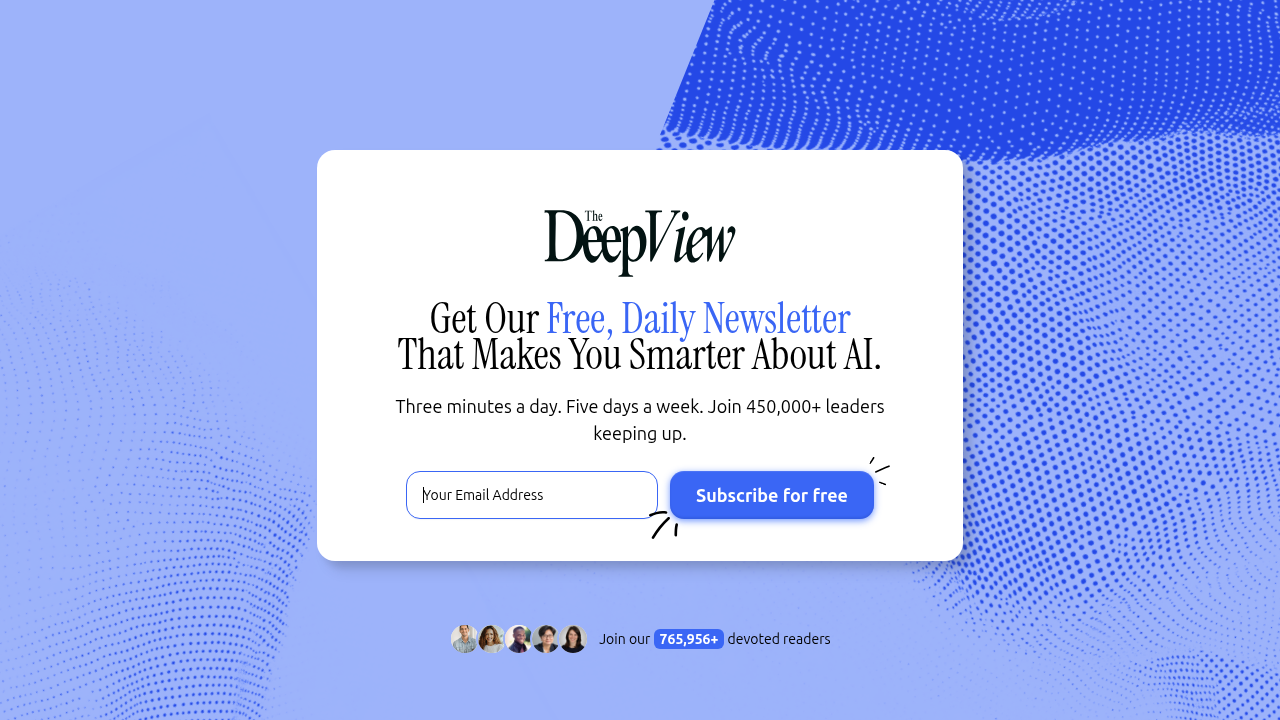 Stay ahead of AI trends with clear, daily updates from The AI Newsletter Worth Reading.