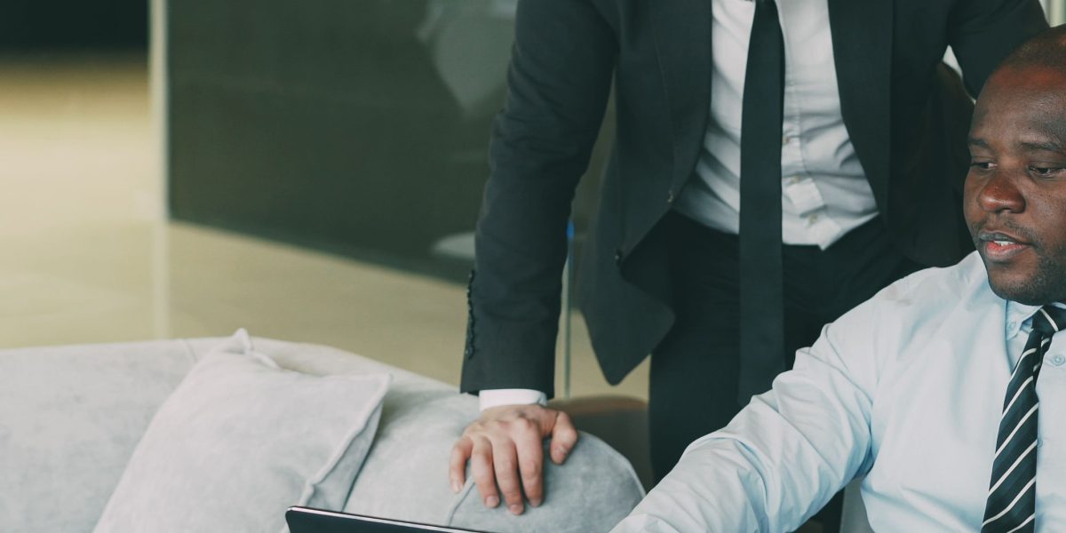 An enterprise leader thoughtfully assessing multiple technology options, reflecting the challenge of choice.