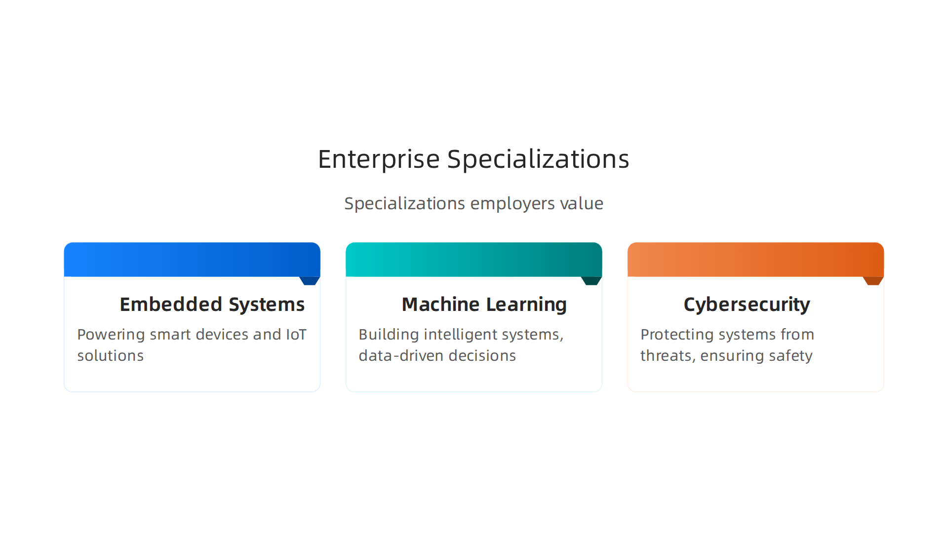 Key specializations that make computer engineers highly valuable for enterprise roles in modern tech industries.